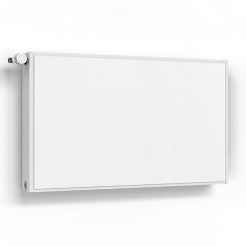DEQORI Magnetfolie für Heizung 100x60 cm | Unifarben - Weiß | dekorative Magnetmatte Heizkörper Schutz Verkleidung | Magnet Deko-Folie selbstklebend, magnetisch & wasserabweisend von DEQORI