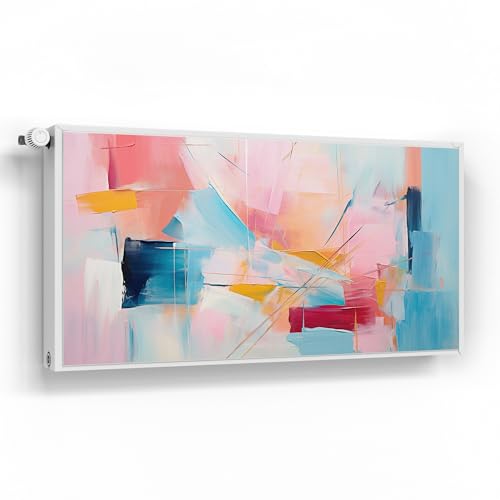DEQORI Magnetfolie für Heizung 120x60 cm | Motiv Choreografie der Farben | dekorative Magnetmatte Heizkörper Schutz Verkleidung | Magnet Deko-Folie selbstklebend, magnetisch & wasserabweisend von DEQORI