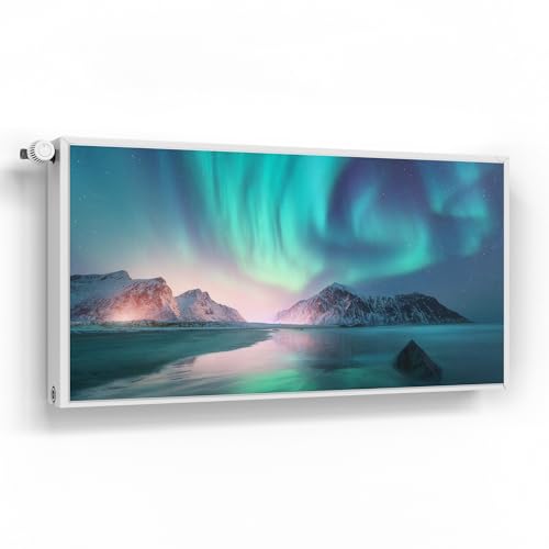 DEQORI Magnetfolie für Heizung 120x60 cm | Motiv Das Nordlicht der Lofoten | dekorative Magnetmatte Heizkörper Schutz Verkleidung | Magnet Deko-Folie selbstklebend, magnetisch & wasserabweisend DEQORI Magnetfolie für Heizung 120x60 cm | Motiv Das Nordlicht der Lofoten | dekorative Magnetmatte Heizkörper Schutz Verkleidung | Magnet Deko-Folie selbstklebend, magnetisch & wasserabweisend von DEQORI