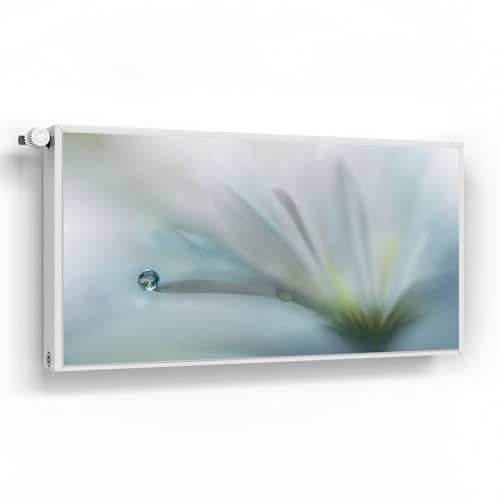 DEQORI Magnetfolie für Heizung 120x60 cm | Motiv Flüchtiger Tropfen | dekorative Magnetmatte Heizkörper Schutz Verkleidung | Magnet Deko-Folie selbstklebend, magnetisch & wasserabweisend von DEQORI