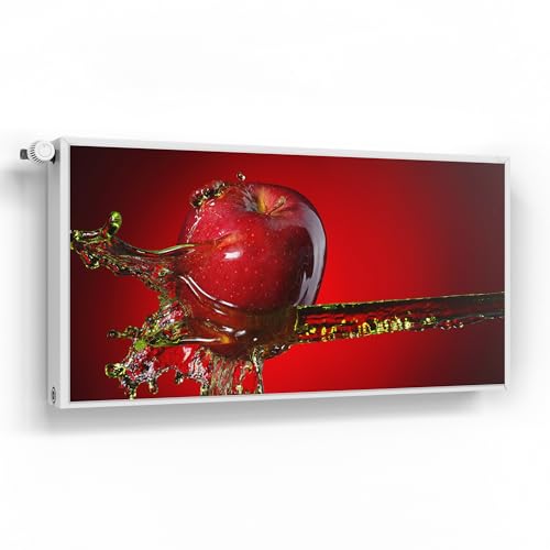 DEQORI Magnetfolie für Heizung 120x60 cm | Motiv Flüssigkeit trifft Apfel | dekorative Magnetmatte Heizkörper Schutz Verkleidung | Magnet Deko-Folie selbstklebend, magnetisch & wasserabweisend DEQORI Magnetfolie für Heizung 120x60 cm | Motiv Flüssigkeit trifft Apfel | dekorative Magnetmatte Heizkörper Schutz Verkleidung | Magnet Deko-Folie selbstklebend, magnetisch & wasserabweisend von DEQORI