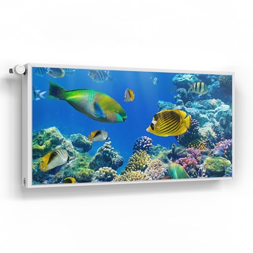 DEQORI Magnetfolie für Heizung 120x60 cm | Motiv Unterwasserwelten | dekorative Magnetmatte Heizkörper Schutz Verkleidung | Magnet Deko-Folie selbstklebend, magnetisch & wasserabweisend DEQORI Magnetfolie für Heizung 120x60 cm | Motiv Unterwasserwelten | dekorative Magnetmatte Heizkörper Schutz Verkleidung | Magnet Deko-Folie selbstklebend, magnetisch & wasserabweisend von DEQORI