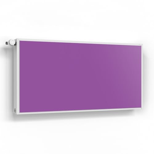 DEQORI Magnetfolie für Heizung 120x60 cm | Unifarben - Violett | dekorative Magnetmatte Heizkörper Schutz Verkleidung | Magnet Deko-Folie selbstklebend, magnetisch & wasserabweisend von DEQORI