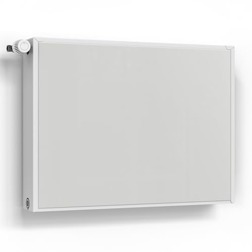 DEQORI Magnetfolie für Heizung 80x60 cm | Unifarben - Hellgrau | dekorative Magnetmatte Heizkörper Schutz Verkleidung | Magnet Deko-Folie selbstklebend, magnetisch & wasserabweisend von DEQORI