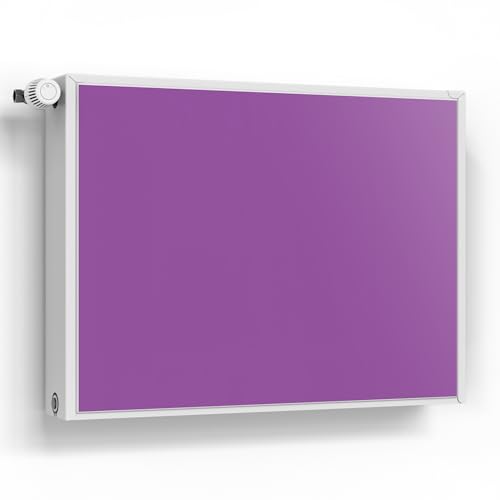 DEQORI Magnetfolie für Heizung 80x60 cm | Unifarben - Violett | dekorative Magnetmatte Heizkörper Schutz Verkleidung | Magnet Deko-Folie selbstklebend, magnetisch & wasserabweisend DEQORI Magnetfolie für Heizung 80x60 cm | Unifarben - Violett | dekorative Magnetmatte Heizkörper Schutz Verkleidung | Magnet Deko-Folie selbstklebend, magnetisch & wasserabweisend von DEQORI