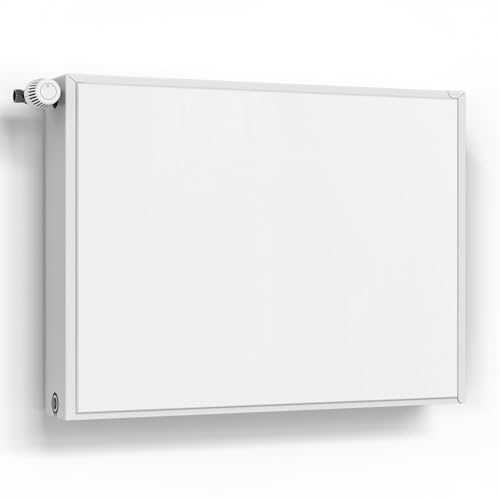 DEQORI Magnetfolie für Heizung 80x60 cm | Unifarben - Weiß | dekorative Magnetmatte Heizkörper Schutz Verkleidung | Magnet Deko-Folie selbstklebend, magnetisch & wasserabweisend von DEQORI