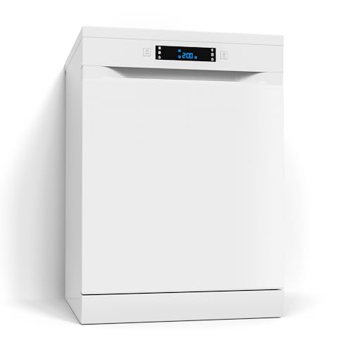 DEQORI Magnetfolie für Spülmaschine 60x60 cm | Unifarben - Weiß | dekorative Magnetmatte Geschirrspüler Schutz | Magnet Deko-Folie selbstklebend, magnetisch & wasserabweisend von DEQORI