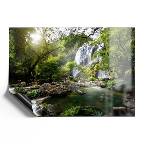 DEQORI Magnetfolie universal 59x42 cm (A2) | Motiv Verborgenes Wasserwunder | Magnet Magnetmatte Kühlschrank | magnetisch beschreibbar Wochenplaner & Haushaltsplaner | Magnet-Schild Einkaufsliste von DEQORI
