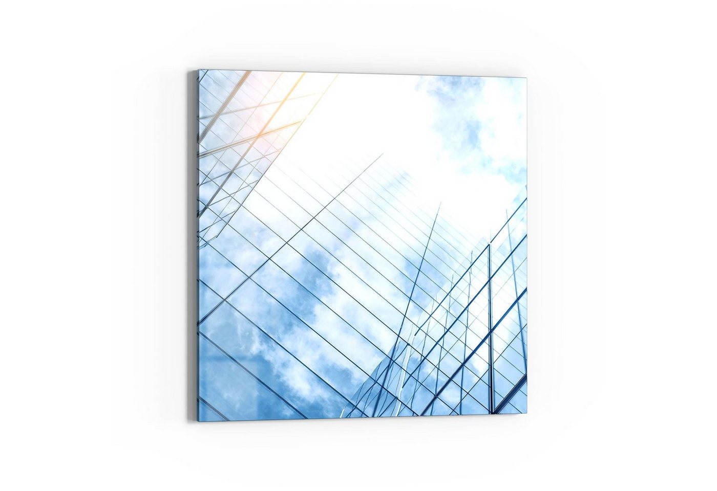 DEQORI Magnettafel 'Gläserne Wolkenkratzer', Whiteboard Pinnwand beschreibbar von DEQORI