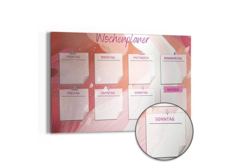 DEQORI Magnettafel 'NP Malerei (DE)', Metall Whiteboard für alle Magnete, Magnetboard magnetisch von DEQORI