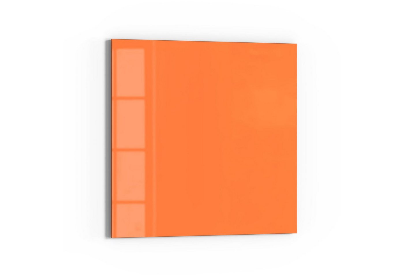 DEQORI Magnettafel 'Unifarben - Orange', Whiteboard Pinnwand beschreibbar von DEQORI