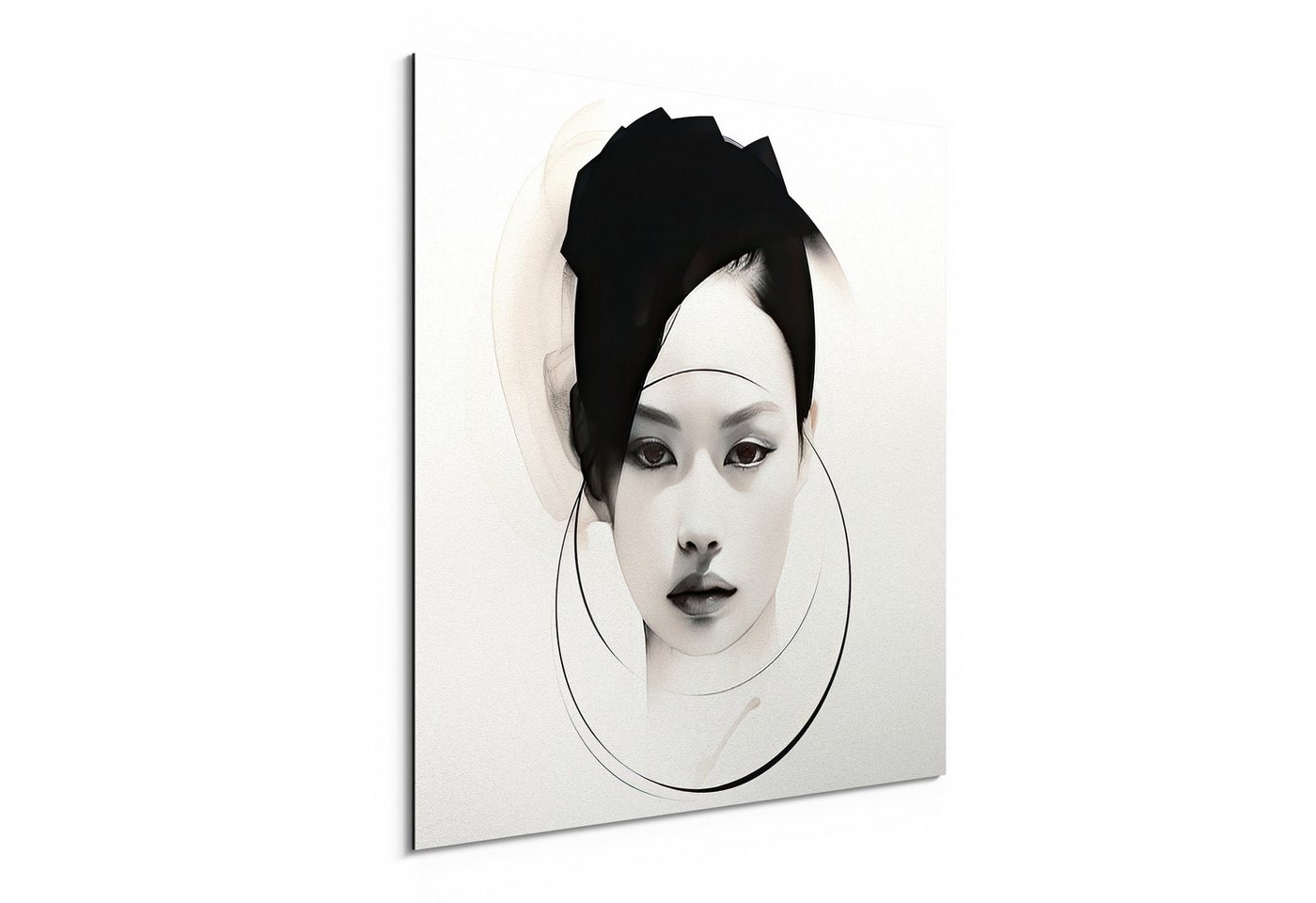 DEQORI Metallbild 'Blick in der Symmetrie', Alu Dibond Bild Aluminium Aluverbundplatte Design Wandbild Aludibond DEQORI Metallbild 'Blick in der Symmetrie', Alu Dibond Bild Aluminium Aluverbundplatte Design Wandbild Aludibond von DEQORI