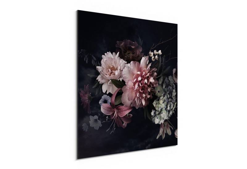 DEQORI Metallbild 'Blühende Pracht', Alu Dibond Bild Aluminium Aluverbundplatte Design Wandbild Aludibond DEQORI Metallbild 'Blühende Pracht', Alu Dibond Bild Aluminium Aluverbundplatte Design Wandbild Aludibond von DEQORI