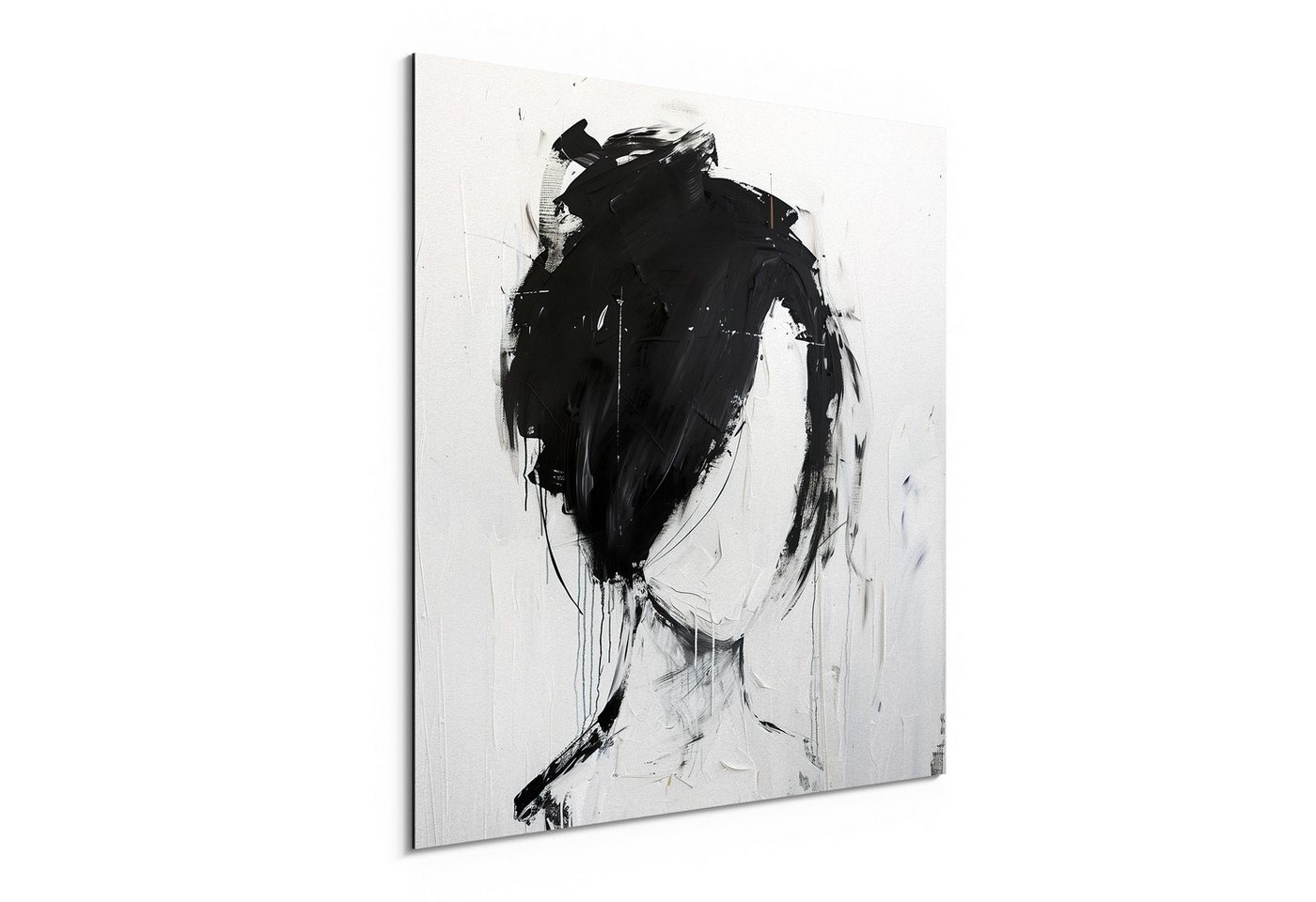 DEQORI Metallbild 'Das Gesicht der Stille', Alu Dibond Bild Aluminium Aluverbundplatte Design Wandbild Aludibond DEQORI Metallbild 'Das Gesicht der Stille', Alu Dibond Bild Aluminium Aluverbundplatte Design Wandbild Aludibond von DEQORI