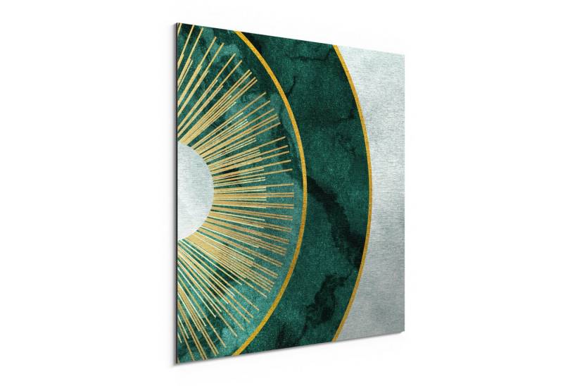 DEQORI Metallbild 'Das Marmorauge', Alu Dibond Bild Aluminium Aluverbundplatte Design Wandbild Aludibond DEQORI Metallbild 'Das Marmorauge', Alu Dibond Bild Aluminium Aluverbundplatte Design Wandbild Aludibond von DEQORI