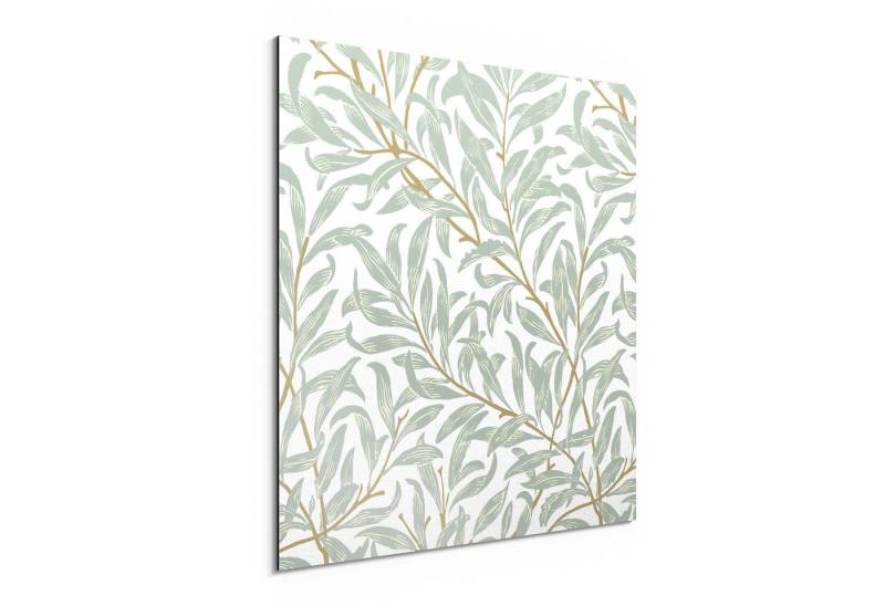 DEQORI Metallbild 'Dekorative Weidenzweige', Alu Dibond Bild Aluminium Aluverbundplatte Design Wandbild Aludibond DEQORI Metallbild 'Dekorative Weidenzweige', Alu Dibond Bild Aluminium Aluverbundplatte Design Wandbild Aludibond von DEQORI