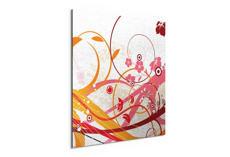 DEQORI Metallbild 'Die Sommerlinien', Alu Dibond Bild Aluminium Aluverbundplatte Design Wandbild Aludibond DEQORI Metallbild 'Die Sommerlinien', Alu Dibond Bild Aluminium Aluverbundplatte Design Wandbild Aludibond von DEQORI