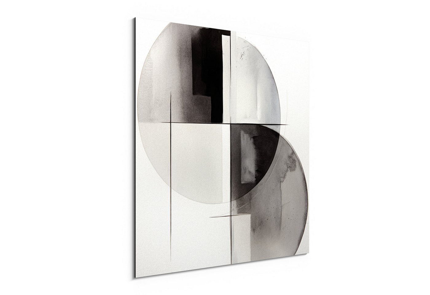 DEQORI Metallbild 'Duale Komposition', Alu Dibond Bild Aluminium Aluverbundplatte Design Wandbild Aludibond DEQORI Metallbild 'Duale Komposition', Alu Dibond Bild Aluminium Aluverbundplatte Design Wandbild Aludibond von DEQORI