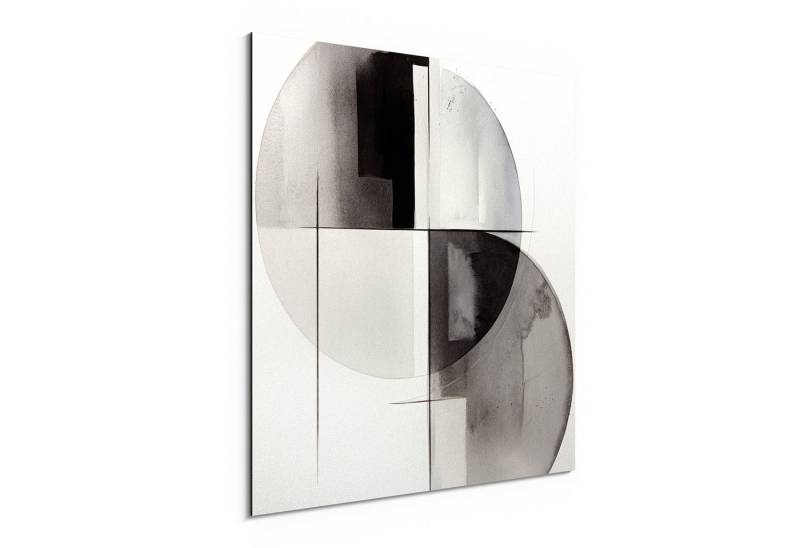 DEQORI Metallbild 'Duale Komposition', Alu Dibond Bild Aluminium Aluverbundplatte Design Wandbild Aludibond DEQORI Metallbild 'Duale Komposition', Alu Dibond Bild Aluminium Aluverbundplatte Design Wandbild Aludibond von DEQORI