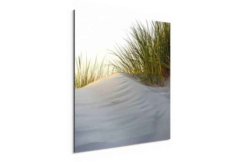 DEQORI Metallbild 'Düne mit Dünengras', Alu Dibond Bild Aluminium Aluverbundplatte Design Wandbild Aludibond DEQORI Metallbild 'Düne mit Dünengras', Alu Dibond Bild Aluminium Aluverbundplatte Design Wandbild Aludibond von DEQORI