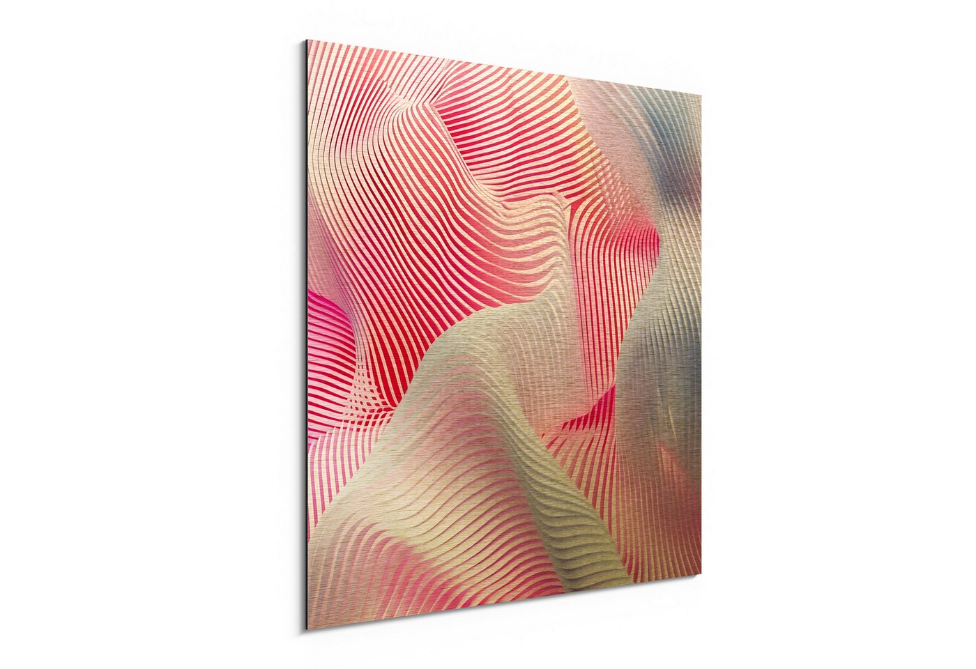 DEQORI Metallbild 'Farbklang in Bewegung', Alu Dibond Bild Aluminium Aluverbundplatte Design Wandbild Aludibond DEQORI Metallbild 'Farbklang in Bewegung', Alu Dibond Bild Aluminium Aluverbundplatte Design Wandbild Aludibond von DEQORI