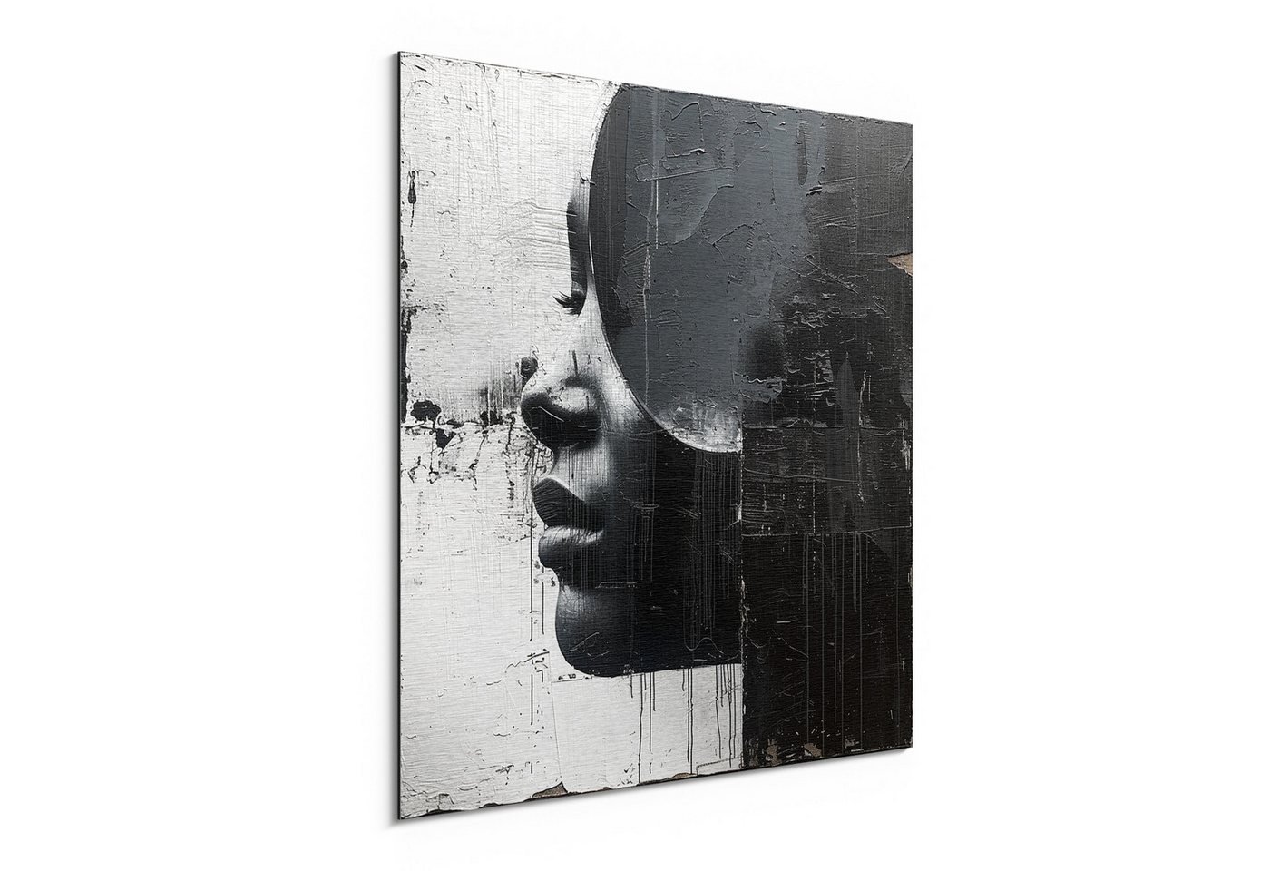 DEQORI Metallbild 'Fragmentierte Stille', Alu Dibond Bild Aluminium Aluverbundplatte Design Wandbild Aludibond DEQORI Metallbild 'Fragmentierte Stille', Alu Dibond Bild Aluminium Aluverbundplatte Design Wandbild Aludibond von DEQORI