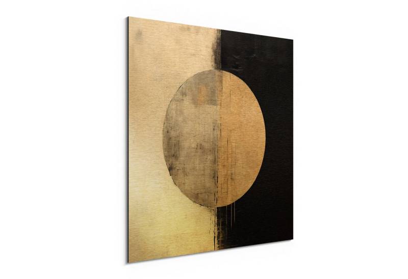 DEQORI Metallbild 'Kreis der Gegensätze', Alu Dibond Bild Aluminium Aluverbundplatte Design Wandbild Aludibond DEQORI Metallbild 'Kreis der Gegensätze', Alu Dibond Bild Aluminium Aluverbundplatte Design Wandbild Aludibond von DEQORI