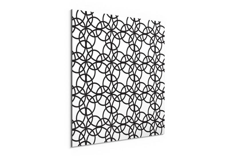 DEQORI Metallbild 'Kreisige Symmetrien', Alu Dibond Bild Aluminium Aluverbundplatte Design Wandbild Aludibond DEQORI Metallbild 'Kreisige Symmetrien', Alu Dibond Bild Aluminium Aluverbundplatte Design Wandbild Aludibond von DEQORI