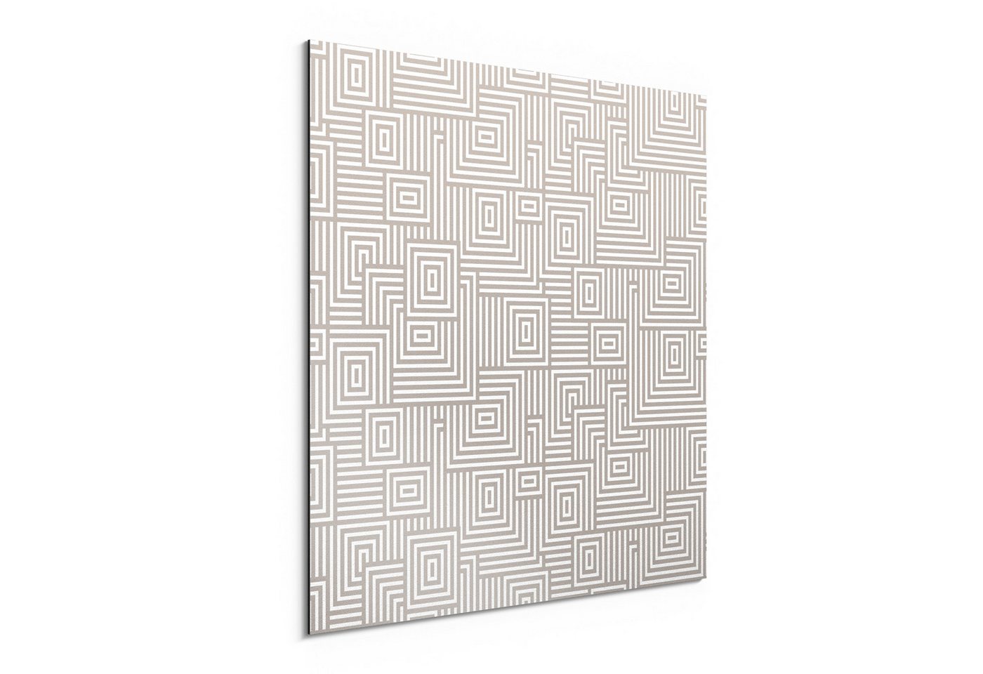 DEQORI Metallbild 'Labyrinth der Linien', Alu Dibond Bild Aluminium Aluverbundplatte Design Wandbild Aludibond DEQORI Metallbild 'Labyrinth der Linien', Alu Dibond Bild Aluminium Aluverbundplatte Design Wandbild Aludibond von DEQORI