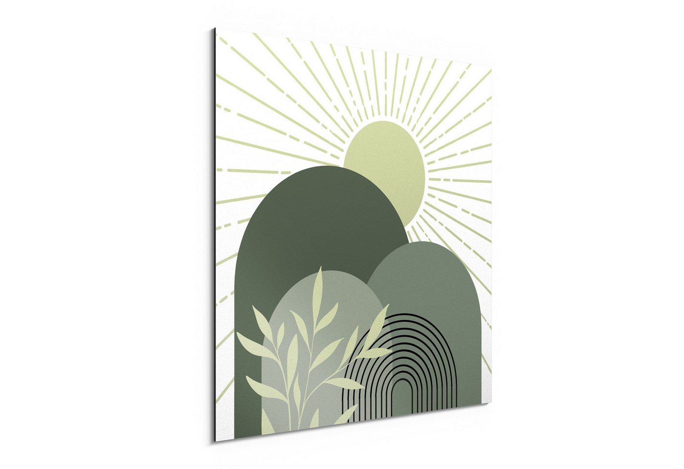 DEQORI Metallbild 'Lichtspiel der Natur', Alu Dibond Bild Aluminium Aluverbundplatte Design Wandbild Aludibond DEQORI Metallbild 'Lichtspiel der Natur', Alu Dibond Bild Aluminium Aluverbundplatte Design Wandbild Aludibond von DEQORI