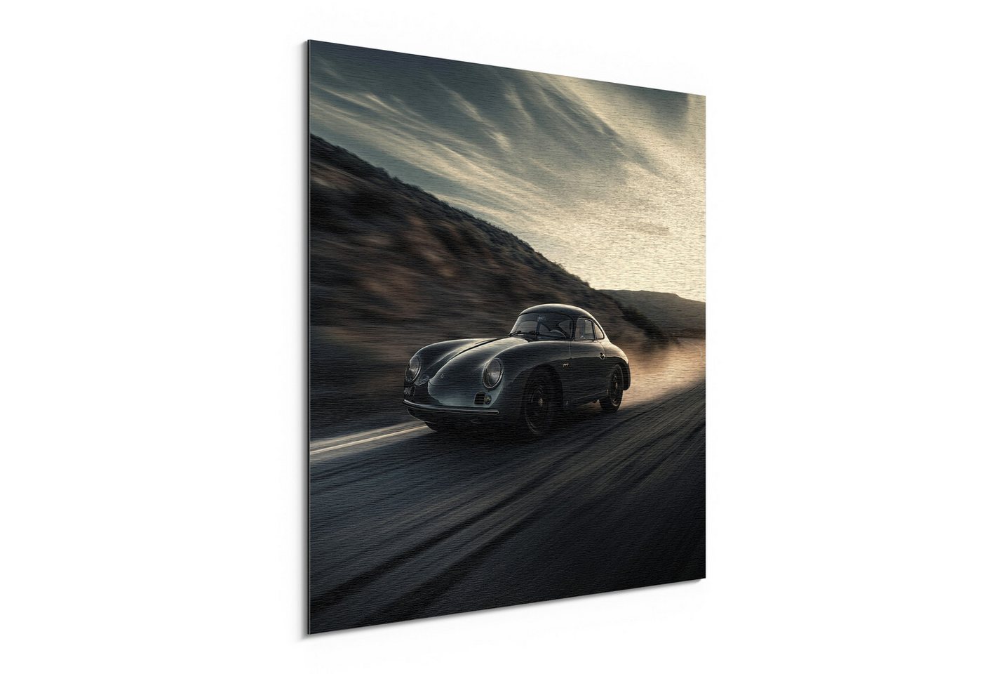 DEQORI Metallbild 'Nostalgie in Bewegung', Alu Dibond Bild Aluminium Aluverbundplatte Design Wandbild Aludibond DEQORI Metallbild 'Nostalgie in Bewegung', Alu Dibond Bild Aluminium Aluverbundplatte Design Wandbild Aludibond von DEQORI