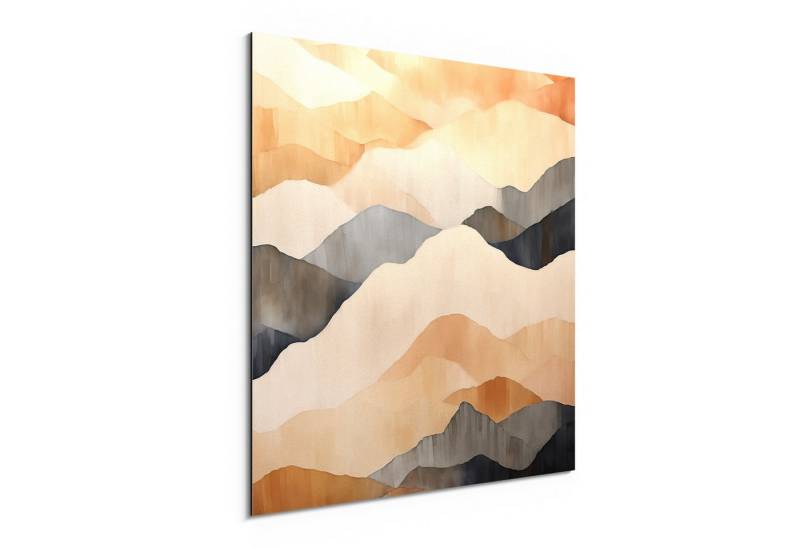 DEQORI Metallbild 'Pastell-Panorama', Alu Dibond Bild Aluminium Aluverbundplatte Design Wandbild Aludibond DEQORI Metallbild 'Pastell-Panorama', Alu Dibond Bild Aluminium Aluverbundplatte Design Wandbild Aludibond von DEQORI