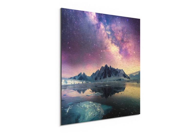 DEQORI Metallbild 'Polarlichtträume', Alu Dibond Bild Aluminium Aluverbundplatte Design Wandbild Aludibond DEQORI Metallbild 'Polarlichtträume', Alu Dibond Bild Aluminium Aluverbundplatte Design Wandbild Aludibond von DEQORI