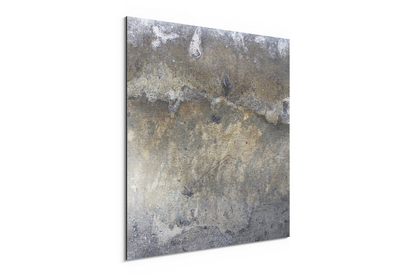 DEQORI Metallbild 'Raue Zementtextur', Alu Dibond Bild Aluminium Aluverbundplatte Design Wandbild Aludibond DEQORI Metallbild 'Raue Zementtextur', Alu Dibond Bild Aluminium Aluverbundplatte Design Wandbild Aludibond von DEQORI