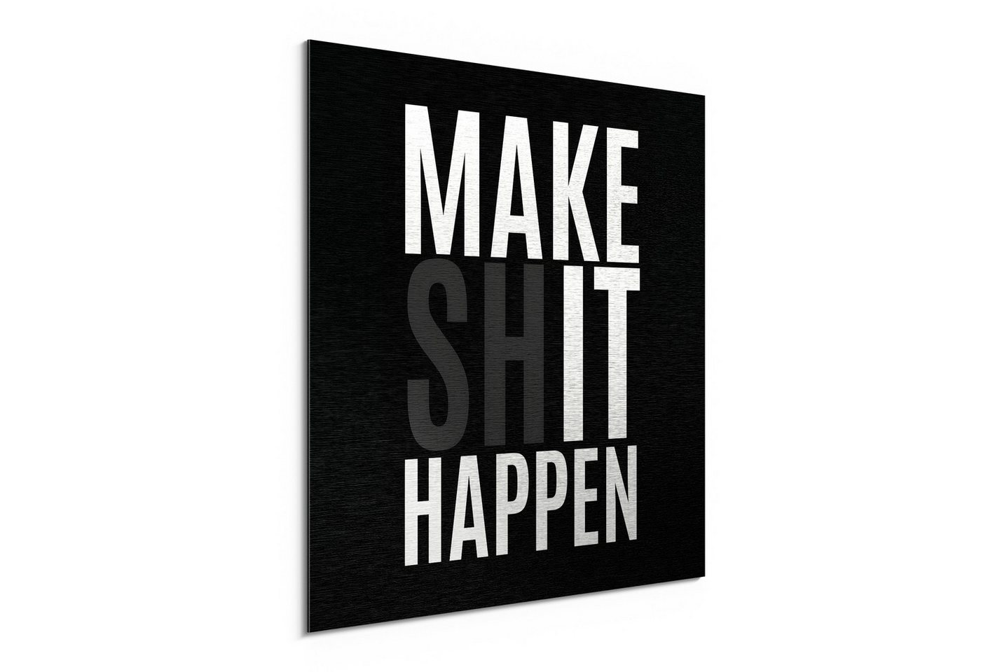 DEQORI Metallbild 'Rebellischer Antrieb', Alu Dibond Bild Aluminium Aluverbundplatte Design Wandbild Aludibond DEQORI Metallbild 'Rebellischer Antrieb', Alu Dibond Bild Aluminium Aluverbundplatte Design Wandbild Aludibond von DEQORI