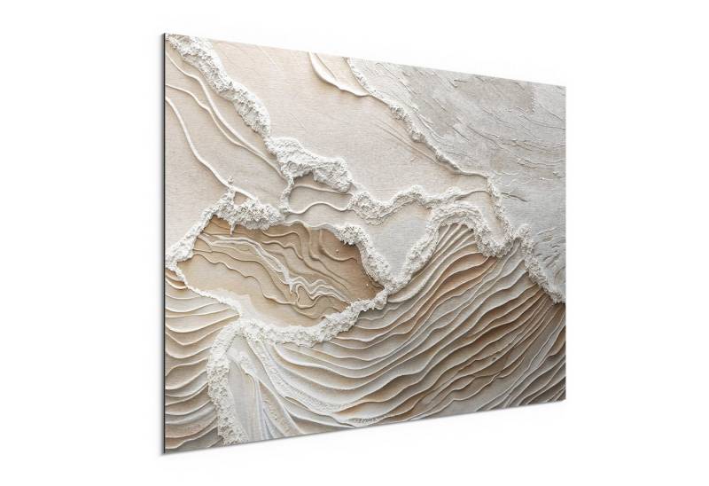 DEQORI Metallbild 'Sandwellenzauber', Alu Dibond Bild Aluminium Aluverbundplatte Design Wandbild Aludibond DEQORI Metallbild 'Sandwellenzauber', Alu Dibond Bild Aluminium Aluverbundplatte Design Wandbild Aludibond von DEQORI