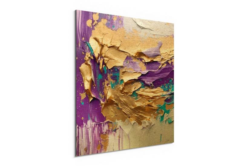 DEQORI Metallbild 'Strahlkraft der Töne', Alu Dibond Bild Aluminium Aluverbundplatte Design Wandbild Aludibond DEQORI Metallbild 'Strahlkraft der Töne', Alu Dibond Bild Aluminium Aluverbundplatte Design Wandbild Aludibond von DEQORI