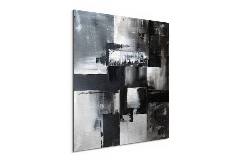 DEQORI Metallbild 'Struktur der Stille', Alu Dibond Bild Aluminium Aluverbundplatte Design Wandbild Aludibond DEQORI Metallbild 'Struktur der Stille', Alu Dibond Bild Aluminium Aluverbundplatte Design Wandbild Aludibond von DEQORI