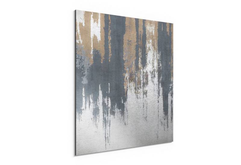 DEQORI Metallbild 'Tropfen aus Beton', Alu Dibond Bild Aluminium Aluverbundplatte Design Wandbild Aludibond DEQORI Metallbild 'Tropfen aus Beton', Alu Dibond Bild Aluminium Aluverbundplatte Design Wandbild Aludibond von DEQORI