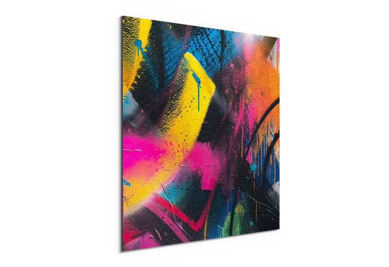 DEQORI Metallbild 'Urbaner Sturm', Alu Dibond Bild Aluminium Aluverbundplatte Design Wandbild Aludibond DEQORI Metallbild 'Urbaner Sturm', Alu Dibond Bild Aluminium Aluverbundplatte Design Wandbild Aludibond von DEQORI