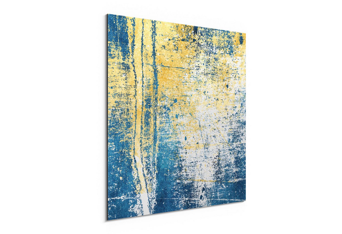 DEQORI Metallbild 'Urbanes Echo', Alu Dibond Bild Aluminium Aluverbundplatte Design Wandbild Aludibond DEQORI Metallbild 'Urbanes Echo', Alu Dibond Bild Aluminium Aluverbundplatte Design Wandbild Aludibond von DEQORI