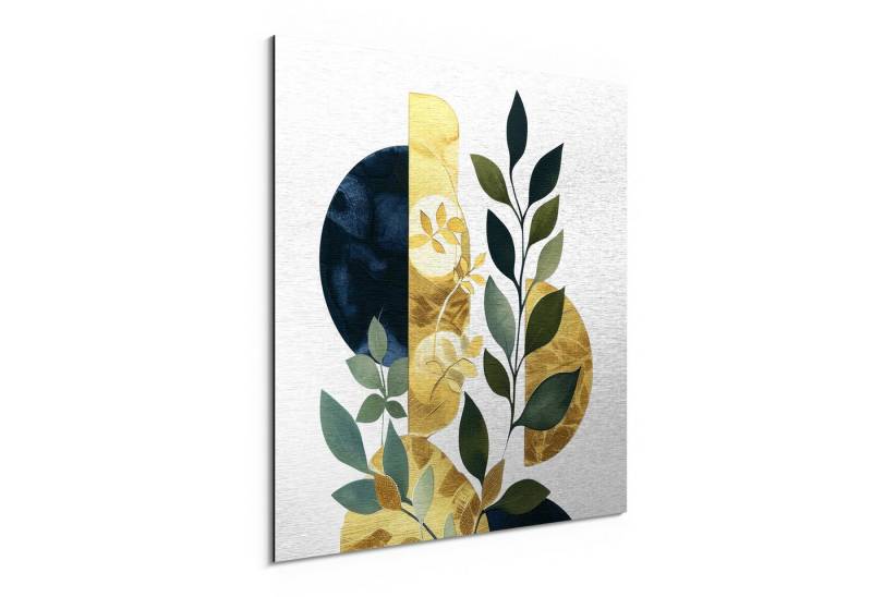 DEQORI Metallbild 'Verästelt in Gold', Alu Dibond Bild Aluminium Aluverbundplatte Design Wandbild Aludibond DEQORI Metallbild 'Verästelt in Gold', Alu Dibond Bild Aluminium Aluverbundplatte Design Wandbild Aludibond von DEQORI