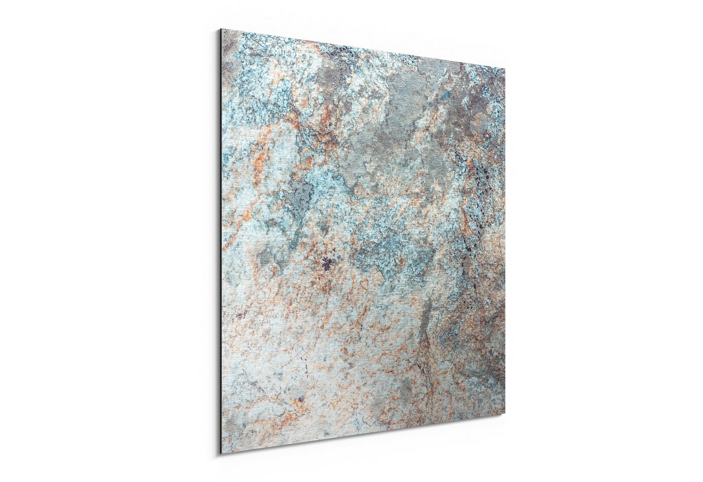 DEQORI Metallbild 'Verfärbter Stein ', Alu Dibond Bild Aluminium Aluverbundplatte Design Wandbild Aludibond DEQORI Metallbild 'Verfärbter Stein ', Alu Dibond Bild Aluminium Aluverbundplatte Design Wandbild Aludibond von DEQORI