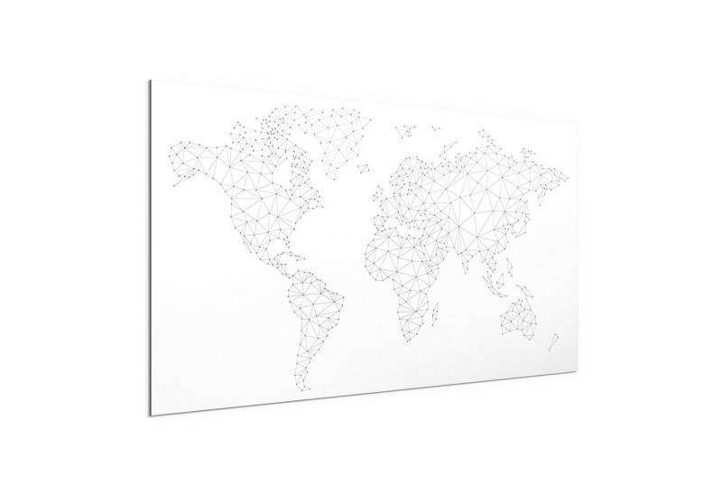 DEQORI Metallbild 'Vernetzte Welt', Alu Dibond Bild Aluminium Aluverbundplatte Design Wandbild Aludibond DEQORI Metallbild 'Vernetzte Welt', Alu Dibond Bild Aluminium Aluverbundplatte Design Wandbild Aludibond von DEQORI
