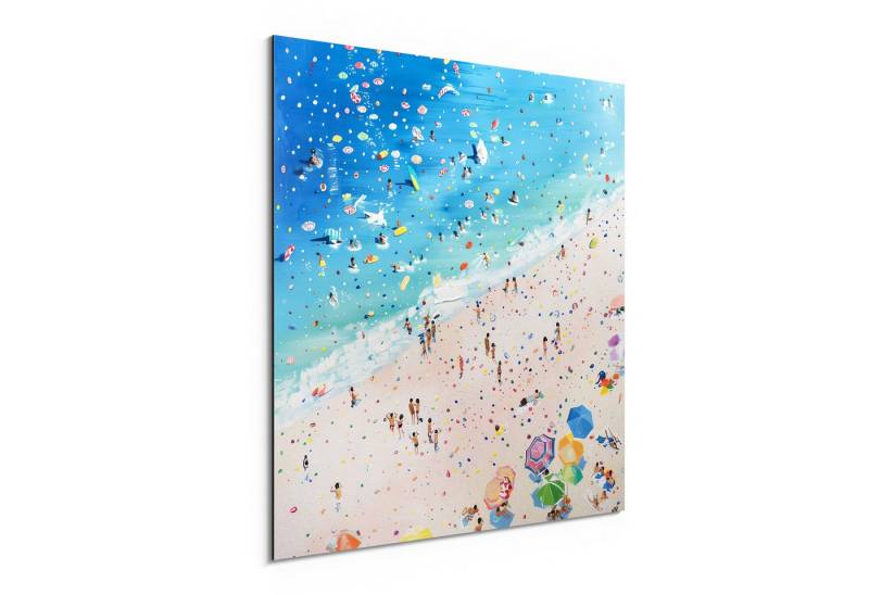 DEQORI Metallbild 'Wildes Sommergewimmel', Alu Dibond Bild Aluminium Aluverbundplatte Design Wandbild Aludibond DEQORI Metallbild 'Wildes Sommergewimmel', Alu Dibond Bild Aluminium Aluverbundplatte Design Wandbild Aludibond von DEQORI