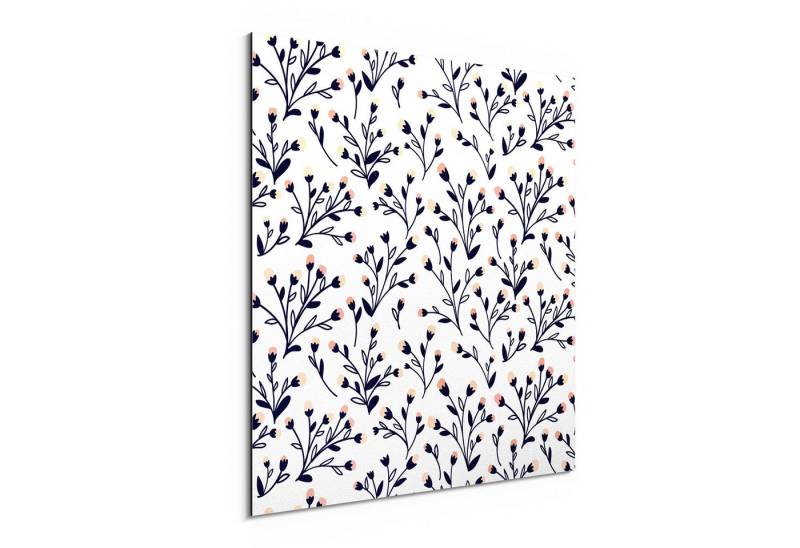 DEQORI Metallbild 'Zarte Zweige', Alu Dibond Bild Aluminium Aluverbundplatte Design Wandbild Aludibond DEQORI Metallbild 'Zarte Zweige', Alu Dibond Bild Aluminium Aluverbundplatte Design Wandbild Aludibond von DEQORI