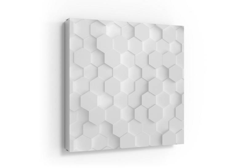 DEQORI Schlüsselkasten '3D-Wabenmuster', Schlüsselbox modern Schlüsselschrank magnetisch Schlüssel Kasten Box von DEQORI