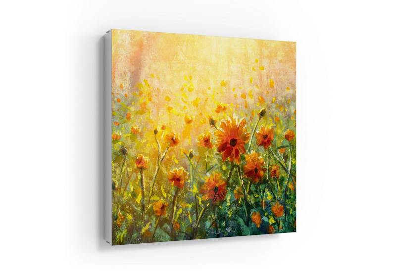 DEQORI Schlüsselkasten 'Blumenwiese im Monet-Stil', Schlüsselbox modern Schlüsselschrank magnetisch Schlüssel Kasten Box von DEQORI