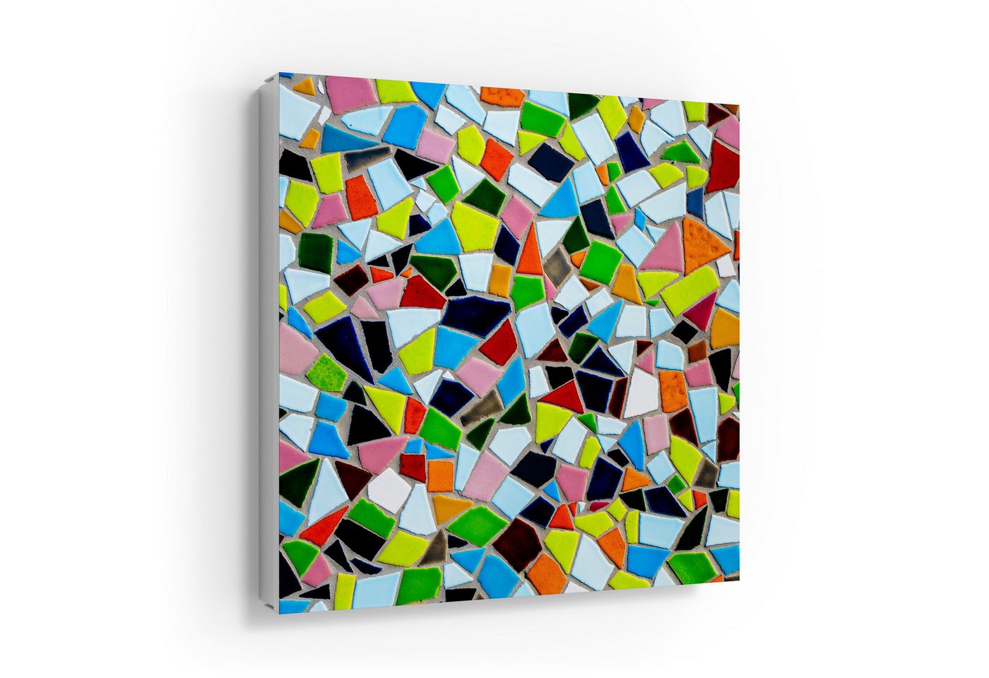 DEQORI Schlüsselkasten 'Buntes Fliesen-Mosaik', Schlüsselbox modern Schlüsselschrank magnetisch Schlüssel Kasten Box von DEQORI