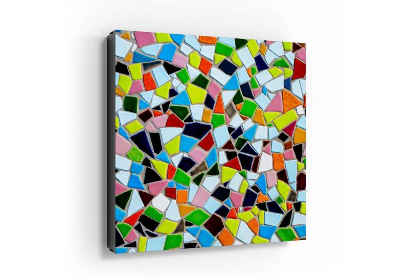 DEQORI Schlüsselkasten 'Buntes Fliesen-Mosaik', Schlüsselbox modern Schlüsselschrank magnetisch Schlüssel Kasten Box von DEQORI